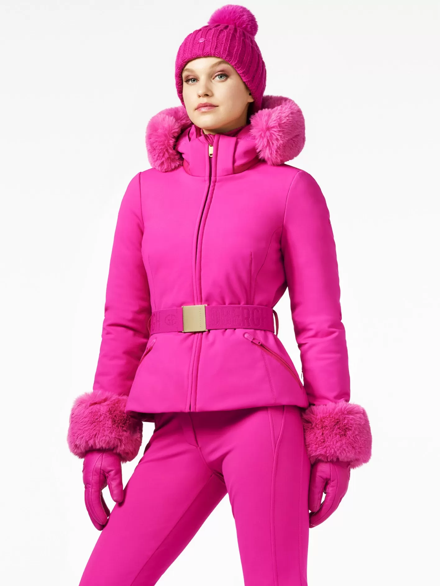 Goldbergh Ski Jackets^GISELLE FAUX BORDER Ski Jacket