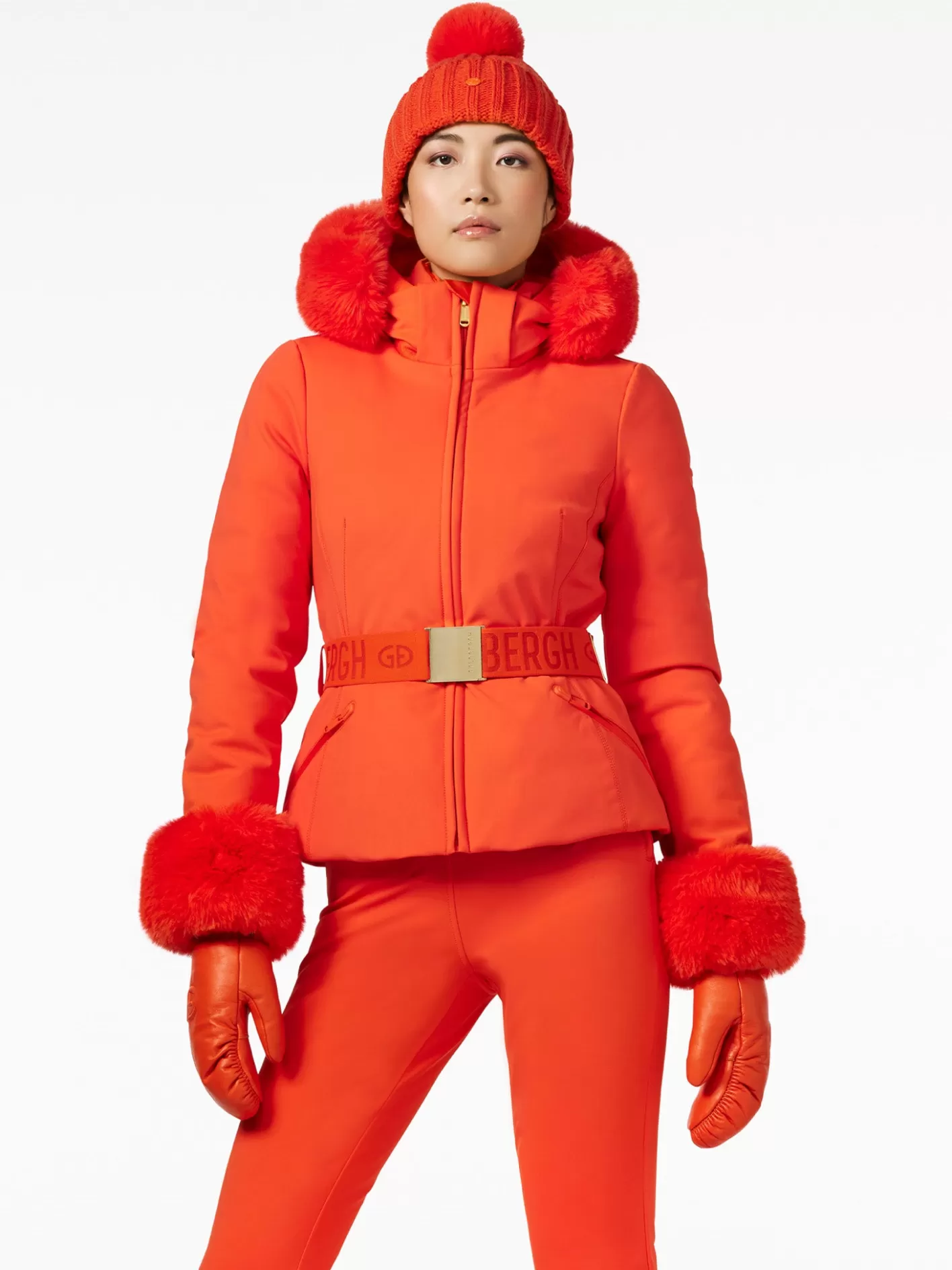 Goldbergh Ski Jackets^GISELLE FAUX BORDER Ski Jacket
