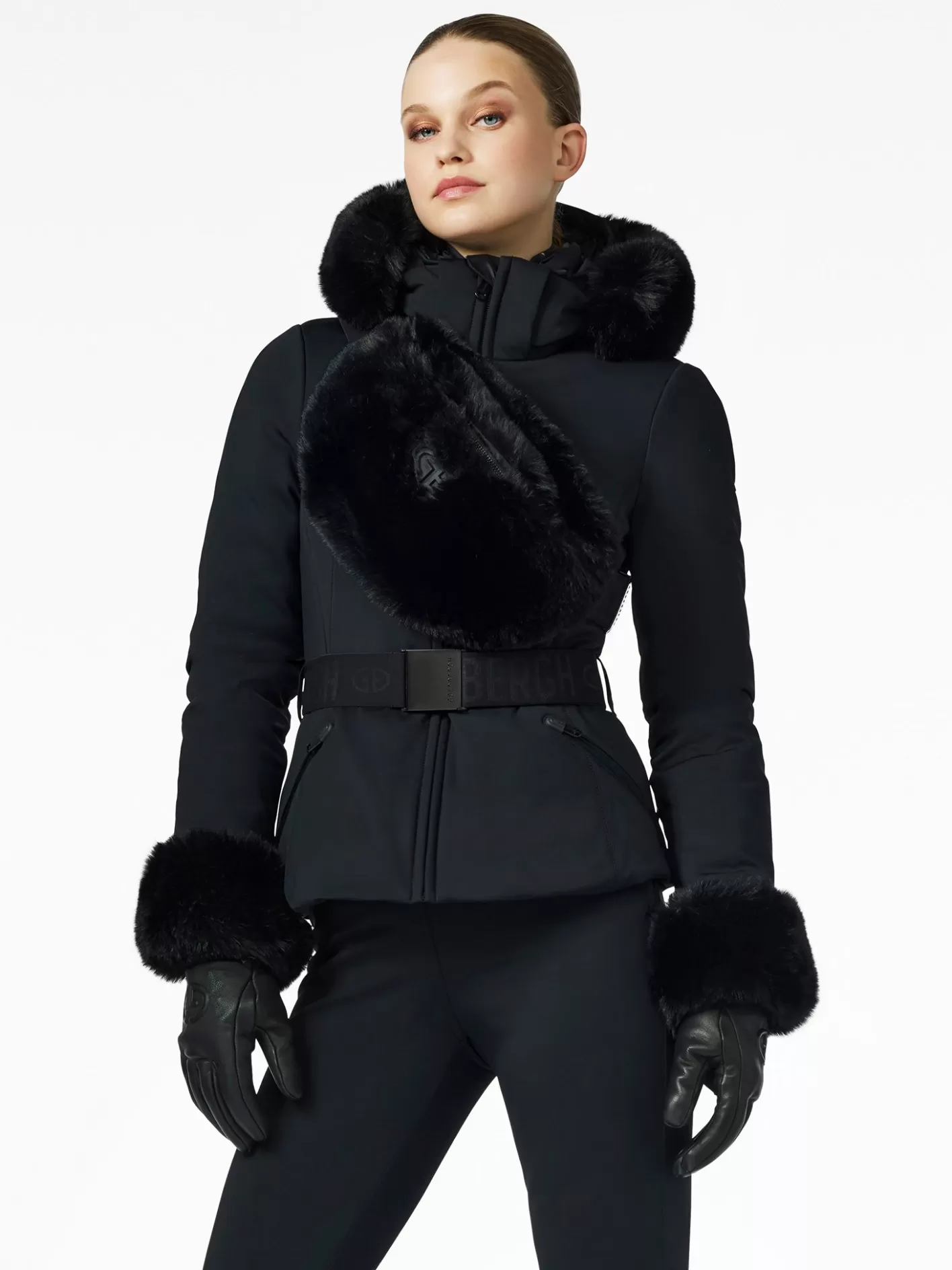 Goldbergh Ski Jackets^GISELLE FAUX BORDER Ski Jacket