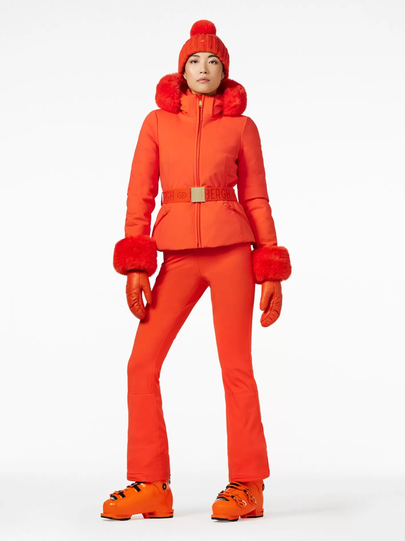 Goldbergh Ski Jackets^GISELLE FAUX BORDER Ski Jacket