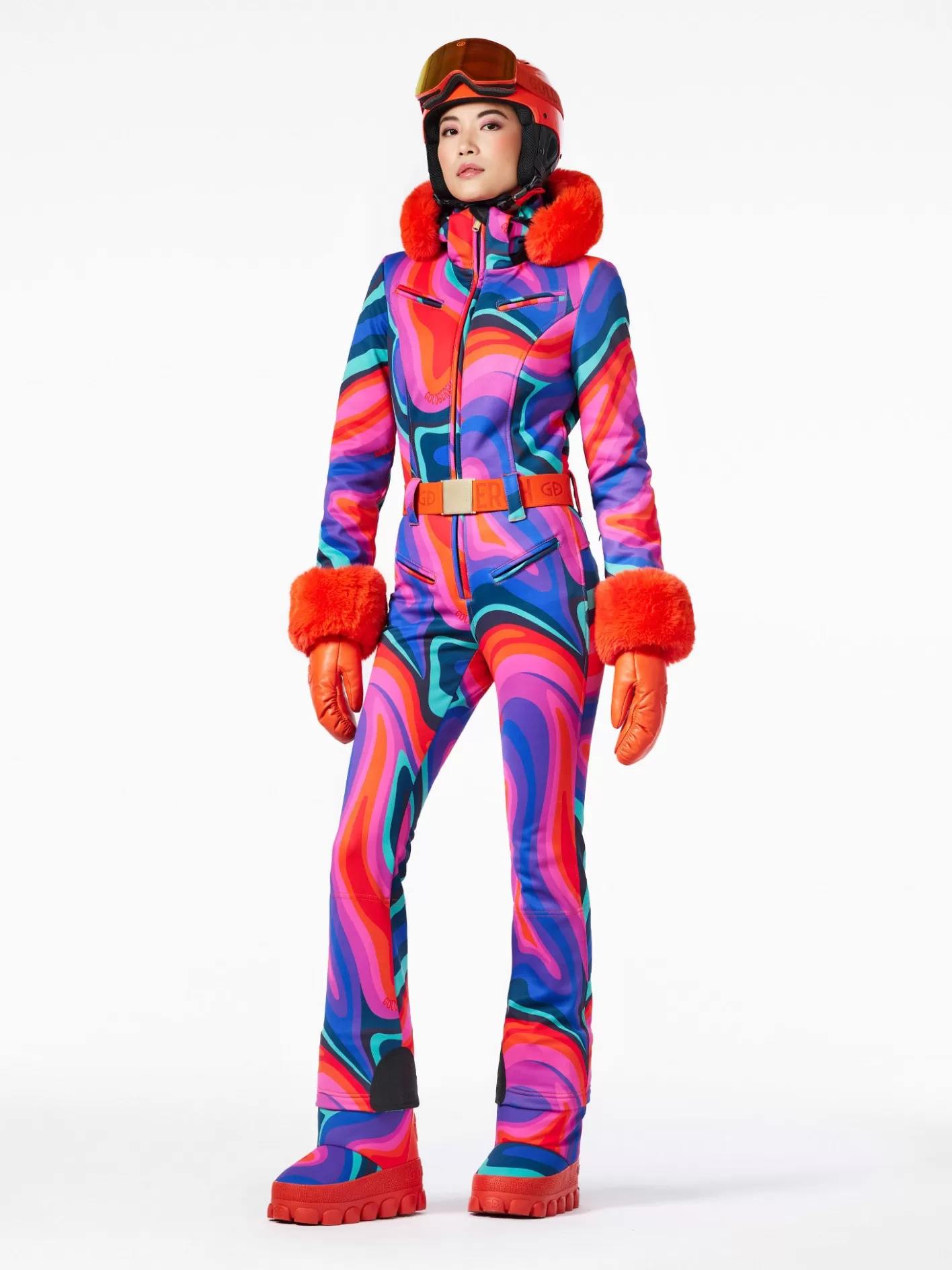 Goldbergh Ski Suits^LA FÊTE FAUX BORDER Ski Suit