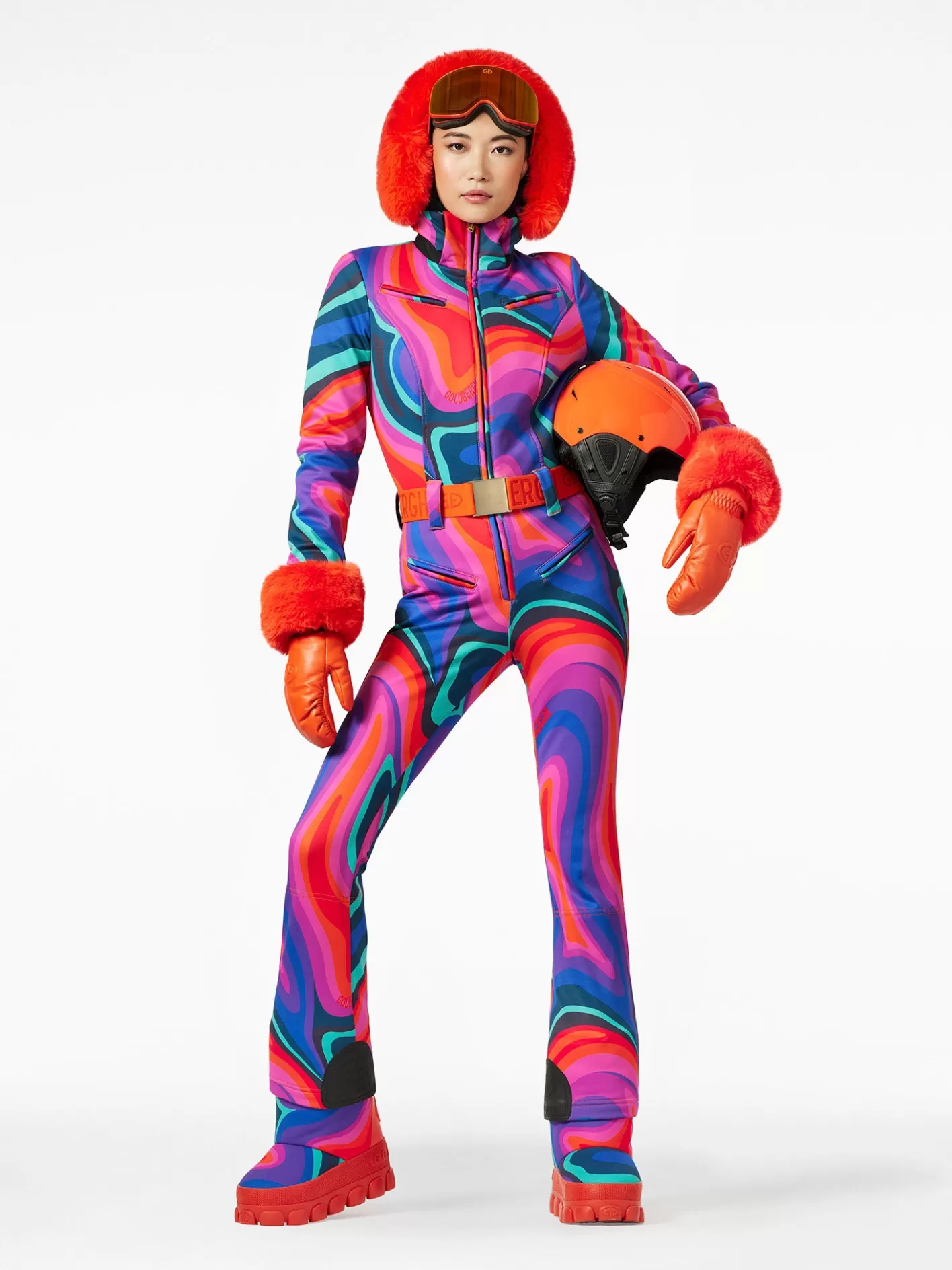 Goldbergh Ski Suits^LA FÊTE FAUX BORDER Ski Suit