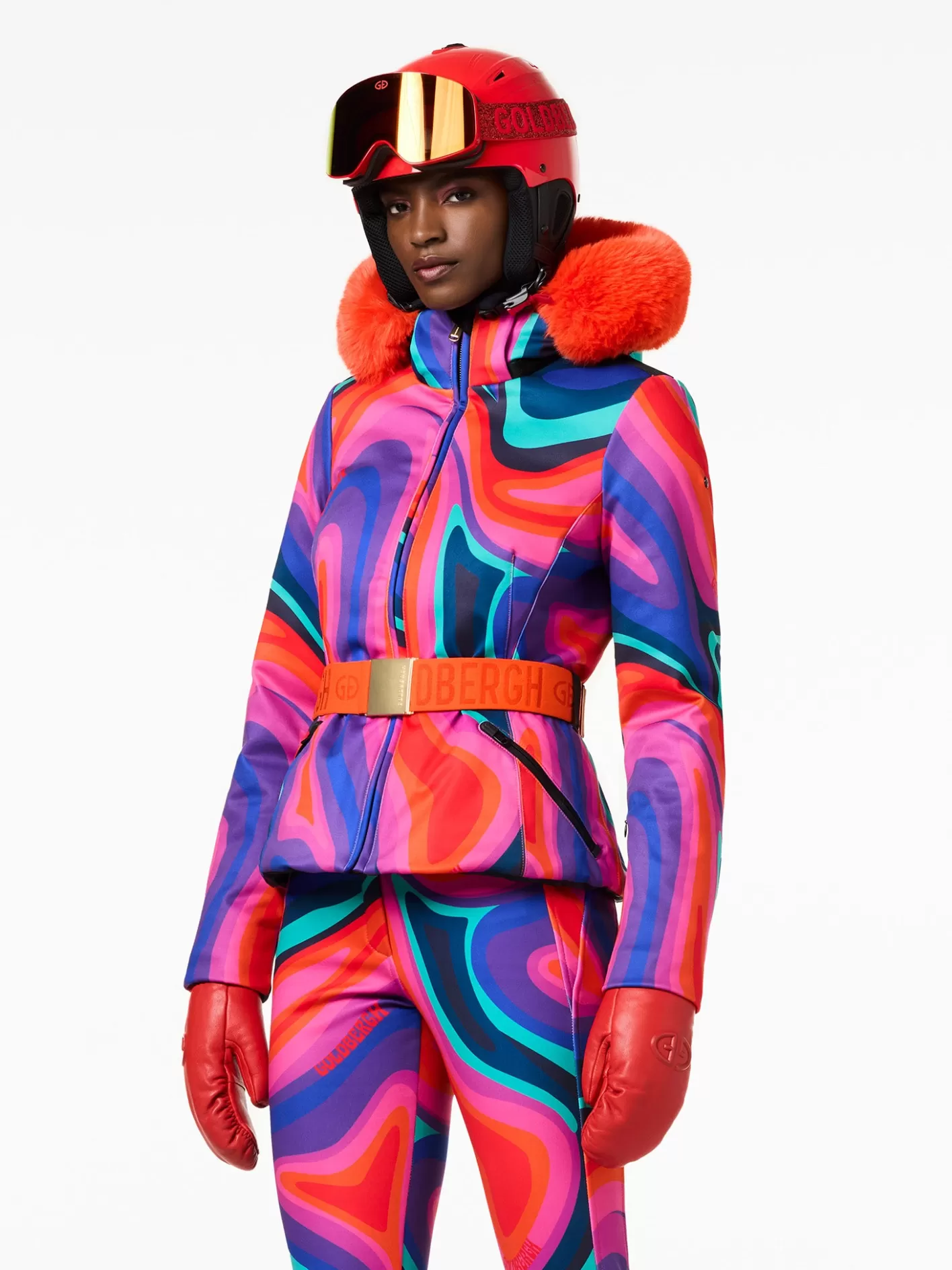 Goldbergh Ski Jackets^MUSE FAUX BORDER Ski Jacket