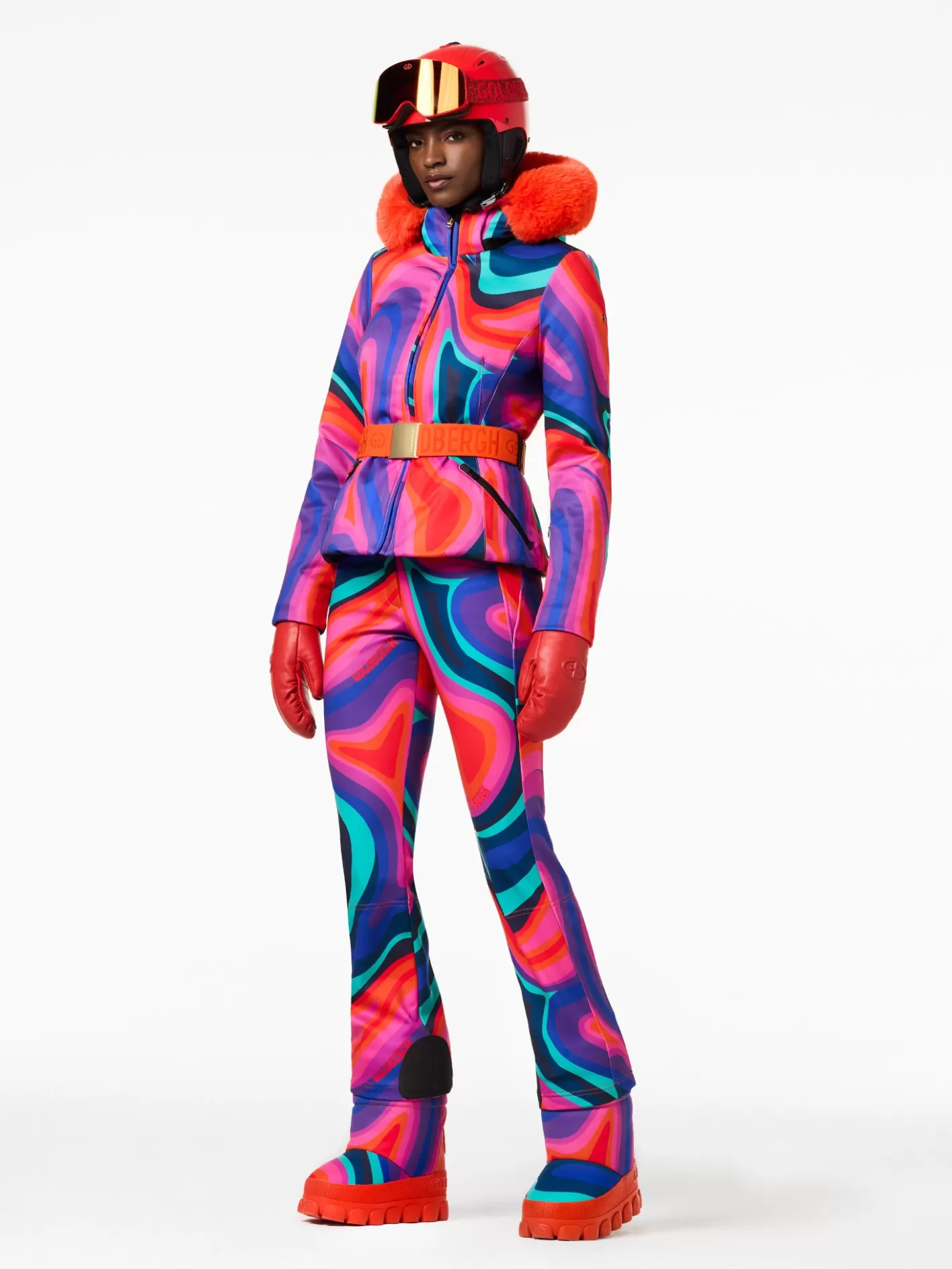 Goldbergh Ski Jackets^MUSE FAUX BORDER Ski Jacket