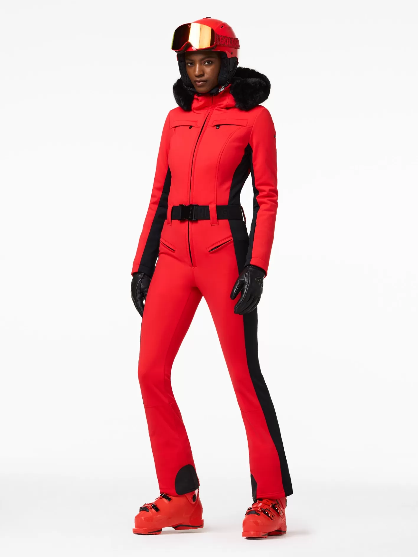 Goldbergh Ski Suits^PARRY FAUX BORDER Ski Suit