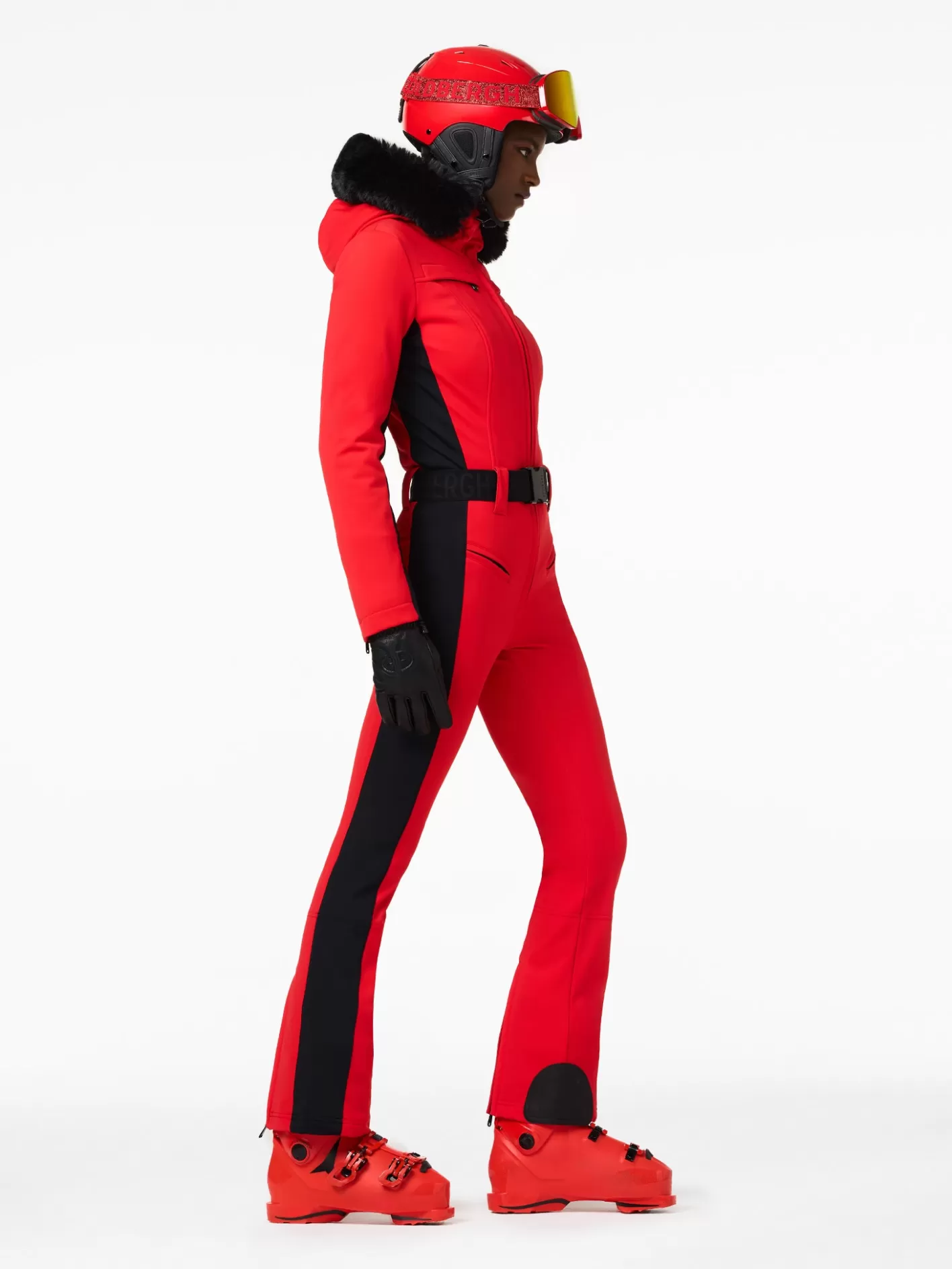 Goldbergh Ski Suits^PARRY LONG FAUX BORDER Ski Suit