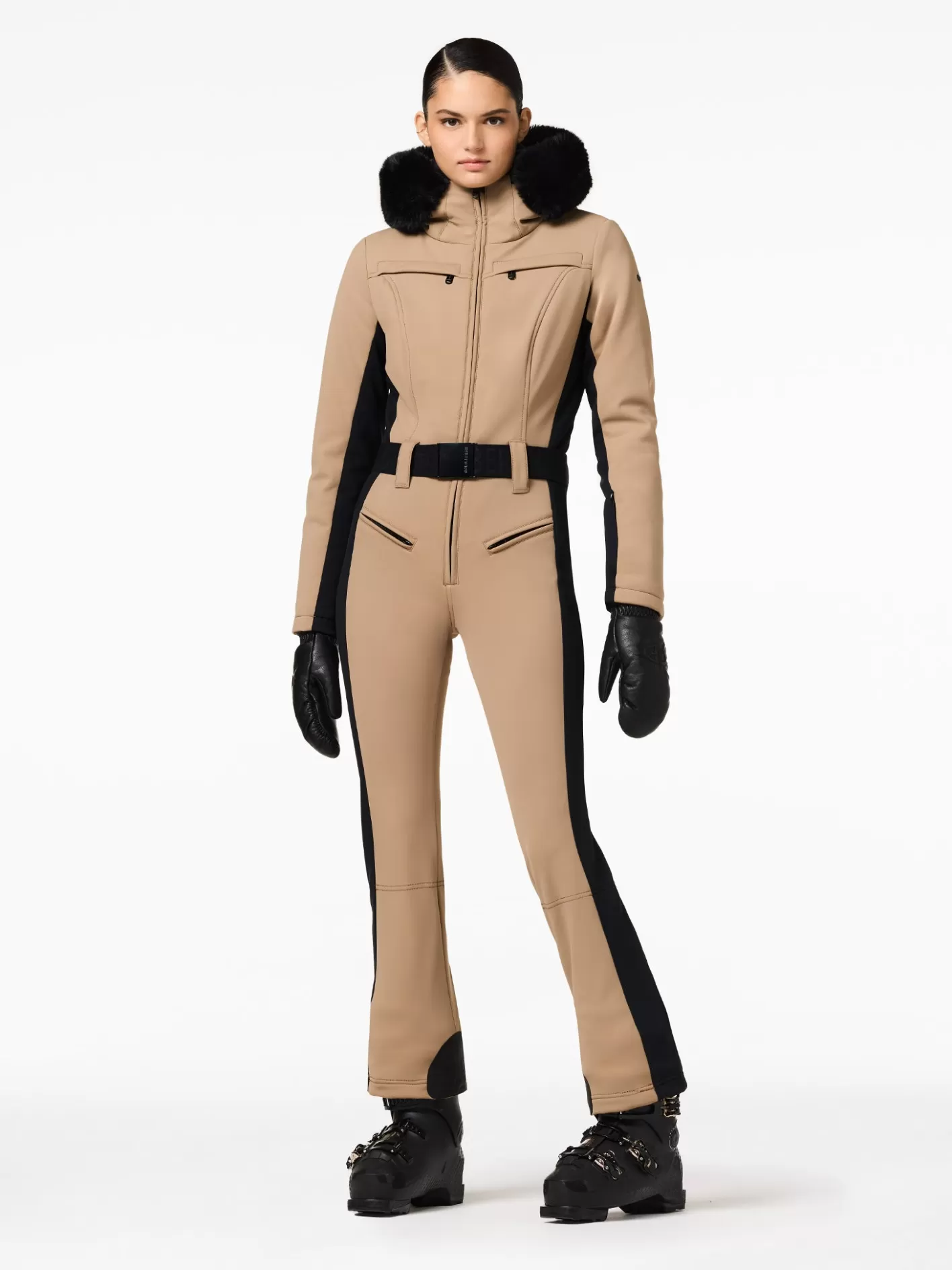 Goldbergh Ski Suits^PARRY LONG FAUX BORDER Ski Suit